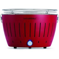 photo LotusGrill - Portable Standard Charcoal Barbecue with USB Cable - Red + 2 Kg Natural Coal 2
